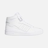 Adidas FY4975 Erkek Ayakkabı Beyaz Renkli Yarım Bilekli Deri Basketbol Modeli