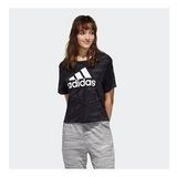 Adidas GE1137 W E Aop T Kadın Siyah Kadın T-shirt