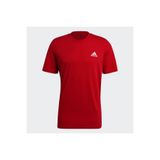 Adidas GK9641 Essentials Embroidered Small Logo Kırmızı Erkek T-Shirt