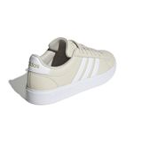 Adidas Grand Court 2.0 Alumina Ftwr Beyaz Altın Met Kadın Spor Ayakkabısı