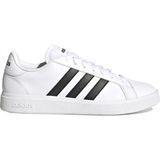 adidas Grand Court Base 2. Erkek Spor Ayakkabı Beyaz Suni Deri Düz Tabanlı Konforlu Tasarım GW9250