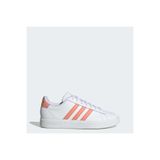 adidas Grand Court Cloudfoam Lifestyle Court Comfort Kadın Spor Ayakkabı, Cloud White/Wonder Clay/Gold Metallic, 37 1/3 Beden