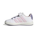 Adidas GRAND COURT MINNIE EL K Unisex Çocuk Spor Ayakkabı Düşük Bilekli (Futbol Dışı) FTWWHT/CLPINK/MAGLIL 35