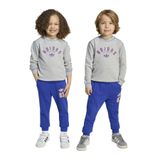 adidas Gri Erkek Çocuk Eşofman Takımı JX5260 CREW SET