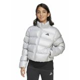 adidas Gümüş Kız Çocuk Spor Mont, JM1670 J SD GLAM JKT, 164 Beden 164