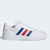 Adidas GW9252 Grand Court Base 2.0 Beyaz - Saks Mavi Erkek Spor Ayakkabı
