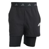 adidas Gym+ 2-İn-1 Erkek Şort Siyah S