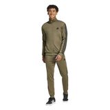 Adidas Haki Erkek Regular Fit Desenli Eşofman Takımı JI8854 3S TR TT TS