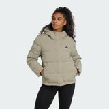 Adidas Helionic Climawarm Dolgulu Kapüşonlu Kadın Yeşil Outdoor Montu