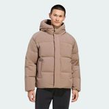 Adidas Helionic Down Puffer Erkek Mont - Kahverengi - XL