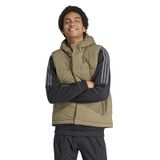 adidas Helionic Hooded Down Erkek Yelek Kahverengi 2XL