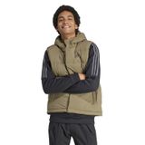 adidas Helionic Hooded Down Erkek Yelek Kahverengi S