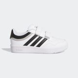Adidas Hoops 4.0 Çocuk Spor Ayakkabı Suni Deri Beyaz-Siyah-Gri Tabanlı Konforlu Tasarım - Beyaz - Siyah - Gri