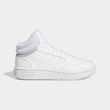 Adidas Hoops Mid Günlük Spor Ayakkabı Çocuklar İçin Beyaz - Gri Sentetik Malzeme ile Üretildi GW0401