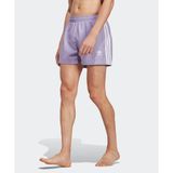 Adidas HT4421-001 Mor Adicolor 3-Stripes Swim Shorts Erkek Mayo