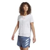 Adidas HT9415 Beyaz Kadın T-shirt