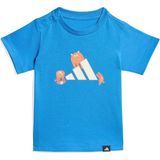 Adidas I Tırons T Bebek Mavi T-Shirt KA0521 - 6 - 9 Ay