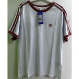 Adidas IA4846 Bordo Çizgili Erkek T-shirt
