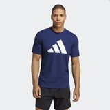 adidas IB8275-E Tr-Es Fr Logo T Erkek T-Shirt Lacivert - M - Beyaz