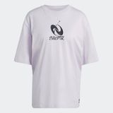 Adidas IC1518 Always Original Graphic Loose Kadın Lila Spor T-shirt