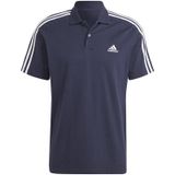 Adidas IC9311 Lacivert M 3S PQ PS Günlük Polo Erkek T-shirt