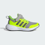 Adidas ID3356 FortaRun 2.0 Cloudfoam Elastic Lace Top Strap Gri Çocuk Spor Ayakkabı