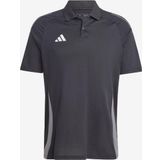 Adidas IJ8344 Siyah Tiro24 C Polo Yaka Futbol Antrenman Erkek T-Shirt