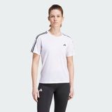 Adidas IQ3876 Own the Run 3-Stripes Kadın Koşu T-shirt