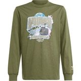 Adidas IR9772 Yeşil Longsleeve Çocuk Günlük T-shirt