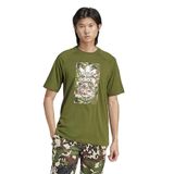 Adidas IS0248 Camo Tongue Tee Günlük Yeşil Erkek T-shirt
