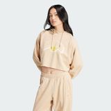 Adidas IS1950-001 Bej Cropped Hoodie Kadın Sweatshirt
