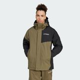 Adidas IT3206 Yeşil Terrex MT 2L INSUL JKT Erkek Outdoor Mont