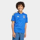 Adidas Italya 26 Iç Saha Çocuk Mavi Forma.-