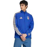 Adidas Italya Home Anthem Erkek Mavi Dik Yaka Ceket - 2XL