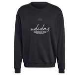 Adidas IW3542-001 Siyah Brand Love French Terry Sweatshirt Erkek Sweatshirt