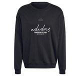 Adidas IW3542-001 Siyah Brand Love French Terry Sweatshirt Erkek Sweatshirt