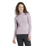 Adidas IW9184 Mor Terrex Xpr Longsleeve Uzun Kollu Kadın Outdoor Üst