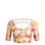 Adidas IX4374 By Stella McCartney Crop Çok Renkli Günlük Kadın T-shirt