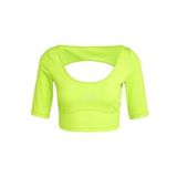 Adidas IX8072 Asmc Crop Yeşil Kadın T-shirt