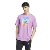 Adidas IZ1273 Mor M Boost G T Günlük Erkek T-Shirt