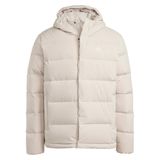 Adidas IZ4702 Helionic Hooded Down Bej Erkek Mont