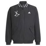 Adidas J Bluv Wv Jkt Unisex Çocuk Ceket/Mont, Siyah, 7-8A