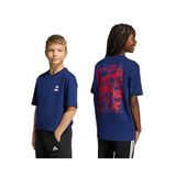 Adidas J Marvel Sm Gfx T Çocuk Günlük Tişört KE5029 Lacivert