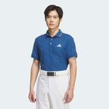 Adidas Jacquard Erkek Mavi Polo Tişört (JZ4360) - XL