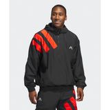 Adidas JC8782-001 Anthony Edwards Anorak Pullover Siyah Erkek Sweatshirt