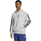 Adidas JD1871 Gri Essentials 3-Stripes French Terry Erkek Günlük Stil Sweatshirt