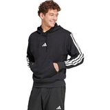 Adidas JD1874 Siyah 3 Stripes FT HD Erkek Günlük Stil Sweatshirt