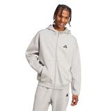 Adidas JD4945 M FI SL FZ Gri Erkek Zip Ceket