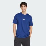 Adidas JF1093 Essentials Small Logo Single Jersey Mavi Erkek T-Shirt