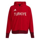 Adidas JH0782 Turkiye P FZ M Türkiye Kırmızı Erkek Antrenman Ceketi